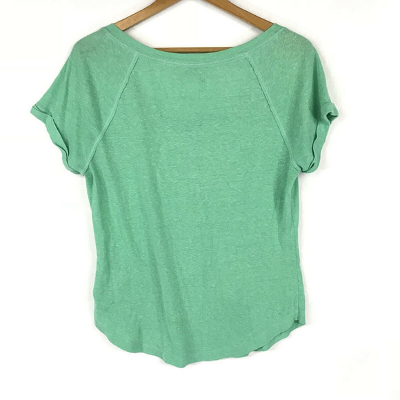 Hollister Womens TShirt 1/4 Button - Picture 2 of 5